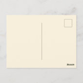 Eugene Oregon Vintag Map Postcard Postkarte (Rückseite)