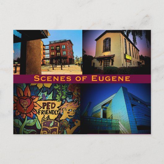 Eugene Scenes Postcard Postkarte (Vorderseite)