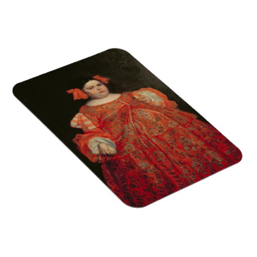 Eugenia Martinez Vallejo genannt La Monstrua (Öl Magnet (Rechte Seite)