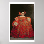 Eugenia Martinez Vallejo genannt La Monstrua (Öl Poster (Vorne)