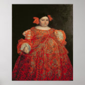 Eugenia Martinez Vallejo genannt La Monstrua (Öl Poster (Vorne)