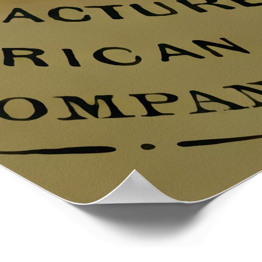 EUGENIE Garter Advertisement c. 1840 Poster (Ecke)