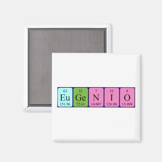Eugenio Periodenmagnet Magnet (Vorderseite/Rückseite)