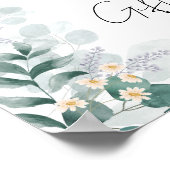 Eukalypt-Karten und Geschenke-Zeichen für moderne Poster (Ecke)