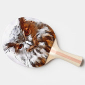 Eukalyptische Tischtennispaddel Tischtennis Schläger (Seitenansicht)