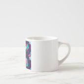 Eukalyptohintergrund Espressotasse (Rechts)