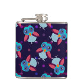 Eukalyptohintergrund Flachmann (Vorderseite)