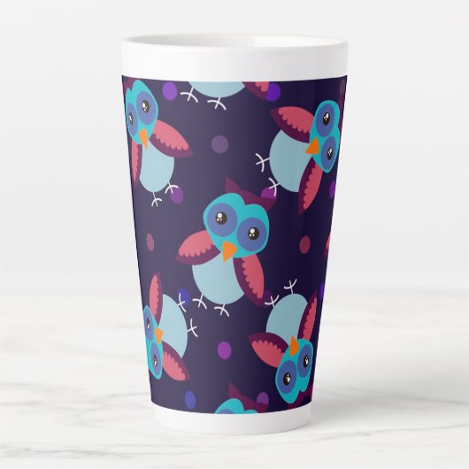 Eukalyptohintergrund Milchtasse (Vorderseite)