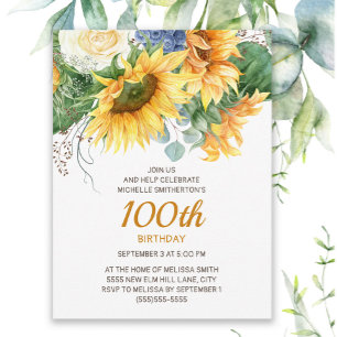 Eukalyptus 100. Geburtstag Postkarte