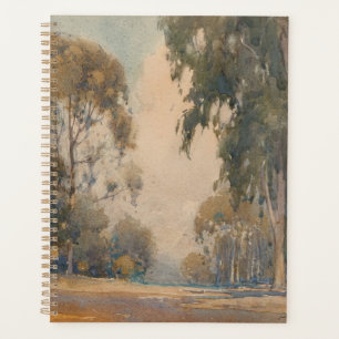 Eukalyptus (1922) - Botanisch-Delikatfarbenes Wass Planer