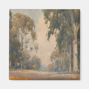 Eukalyptus (1922) – Zarte botanische Aquarelldarst Magnet