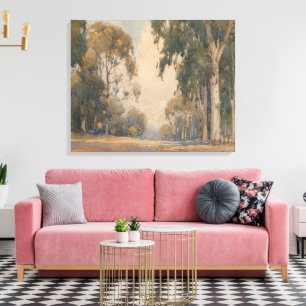 Eukalyptus (1922) – Zarte botanische Aquarellkunst Leinwanddruck