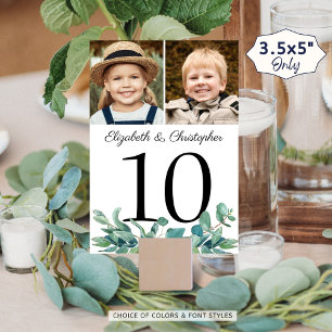 Eukalyptus 2 Foto Hochzeit Tischnummer Zeichen