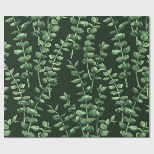 Eukalyptus 2 geschenkpapier (Flach)