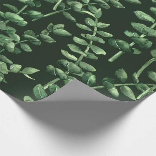 Eukalyptus 2 geschenkpapier (Ecke)