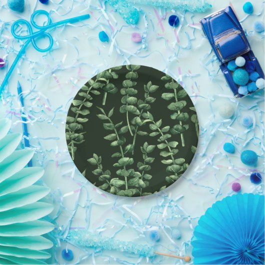Eukalyptus 2 pappteller (Party)