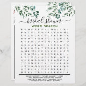 Eukalyptus 2-Seite des Babyduschspiels (Vorne/Hinten)