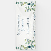Eukalyptus Abschlussfeier Diplomparty Banner (Vertikal)