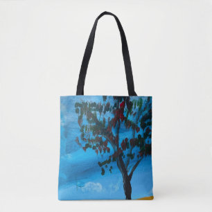 "Eukalyptus" Acryl auf Leinwand Tasche