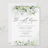 Eukalyptus am Abend vor der Probe Einladung (Vorderseite)