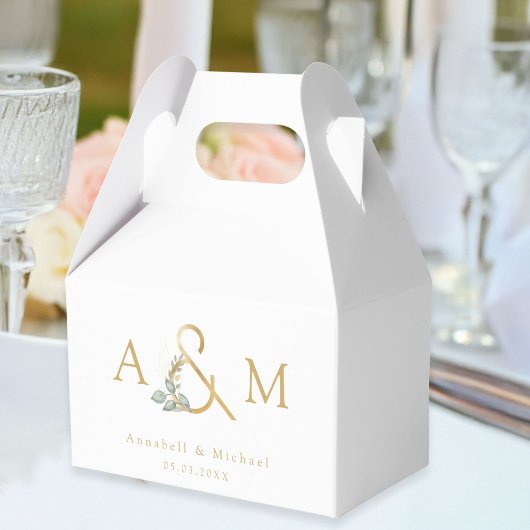 Eukalyptus Ampersand Hochzeitsbox Geschenkschachtel