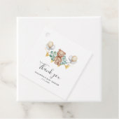 Eukalyptus and Bear Rustic Baby Dusche Vielen Dank Geschenkanhänger (Beispiel)