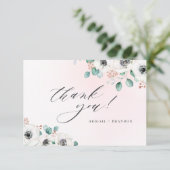 Eukalyptus anemone floral rustikale danke (Stehend Vorderseite)