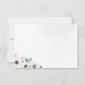 Eukalyptus anemone floral rustikale danke (Rückseite)