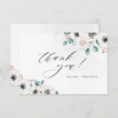 Eukalyptus anemone floral rustikale danke (Vorne/Hinten)