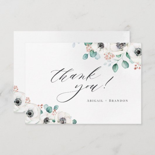 Eukalyptus anemone floral rustikale danke (Vorne/Hinten)