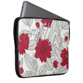 Eukalyptus Anemone Laptopschutzhülle (Vorne Rechts)