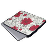 Eukalyptus Anemone Laptopschutzhülle (Vorne Knopf)