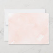 Eukalyptus Anemone Personalisierte Blumengestation Mitteilungskarte (Rückseite)