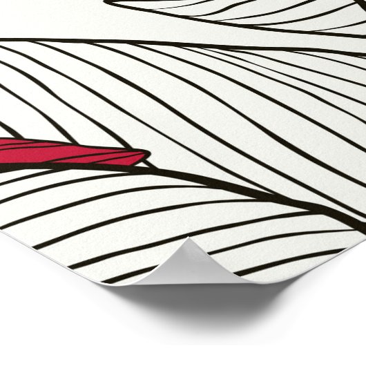 Eukalyptus Anemone Poster (Ecke)