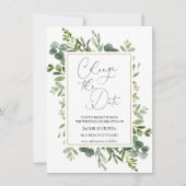 Eukalyptus - Ankündigung einer Hochzeit verschoben (Vorderseite)