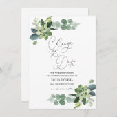 Eukalyptus - Ankündigung einer Hochzeit verschoben (Vorne/Hinten)