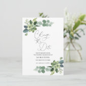 Eukalyptus - Ankündigung einer Hochzeit verschoben (Stehend Vorderseite)