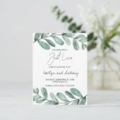 Eukalyptus-Announcem Ankündigungspostkarte (Stehend Vorderseite)