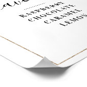 Eukalyptus-Aquakulturzeichen Poster (Ecke)