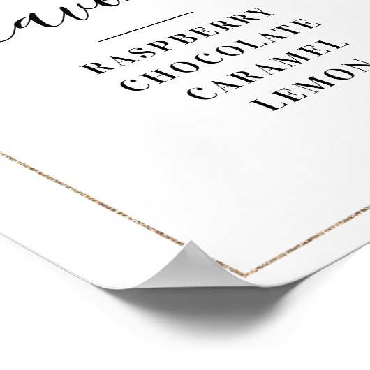 Eukalyptus-Aquakulturzeichen Poster (Ecke)