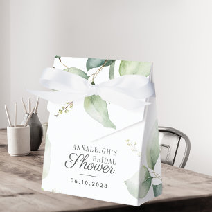 Eukalyptus-Aquarell-Grün Brautparty Geschenkschachtel
