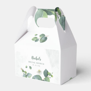 Eukalyptus-Aquarell-Grün-Brautparty Geschenkschachtel