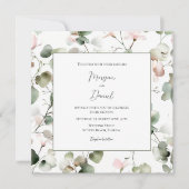 Eukalyptus-Aquarell-Hochzeit (Vorderseite)