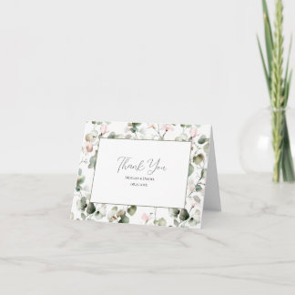 Eukalyptus-Aquarell-Hochzeit-Dankeskarten Dankeskarte