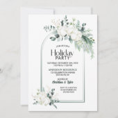 Eukalyptus Arch Holiday Party Einladung (Vorderseite)