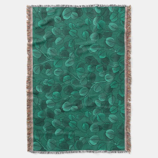 Eukalyptus auf Grün Decke (Vorderseite Vertikal)