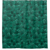 Eukalyptus auf Grün Duschvorhang (Vorderseite)