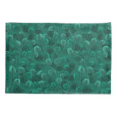 Eukalyptus auf Grün Kissenbezug (Rückseite)