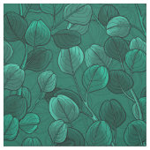 Eukalyptus auf Grün Stoff (Muster)