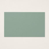 Eukalyptus Baby Name Suggestions Card (Rückseite)